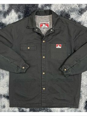 Vintage Ben Davis Chore Blanket Lined Work Jacket